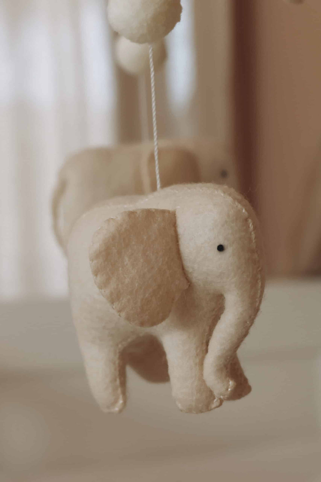 Handgemachtes Elefanten Baby-Mobile