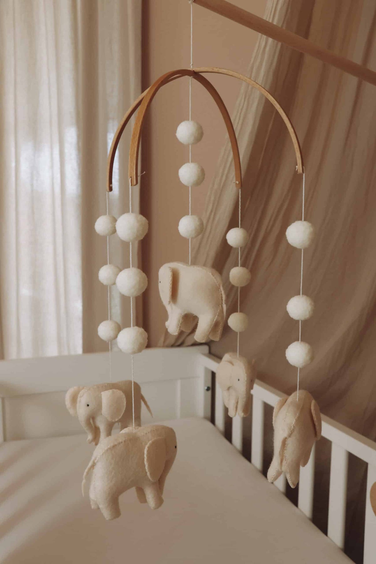 Handgemachtes Elefanten Baby-Mobile