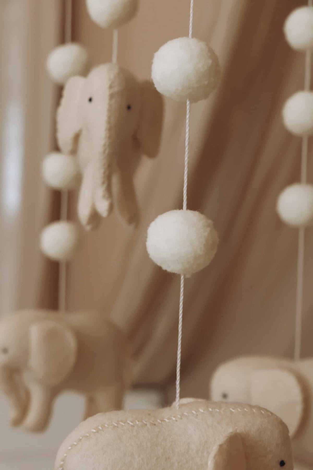 Handgemachtes Elefanten Baby-Mobile
