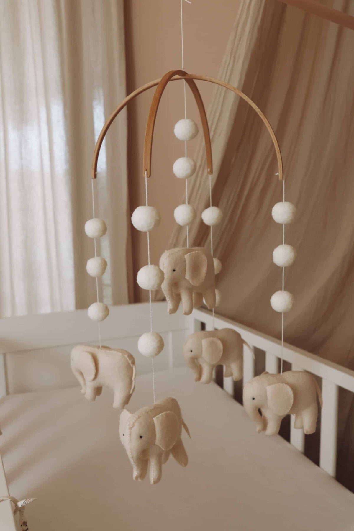 Handgemachtes Elefanten Baby-Mobile