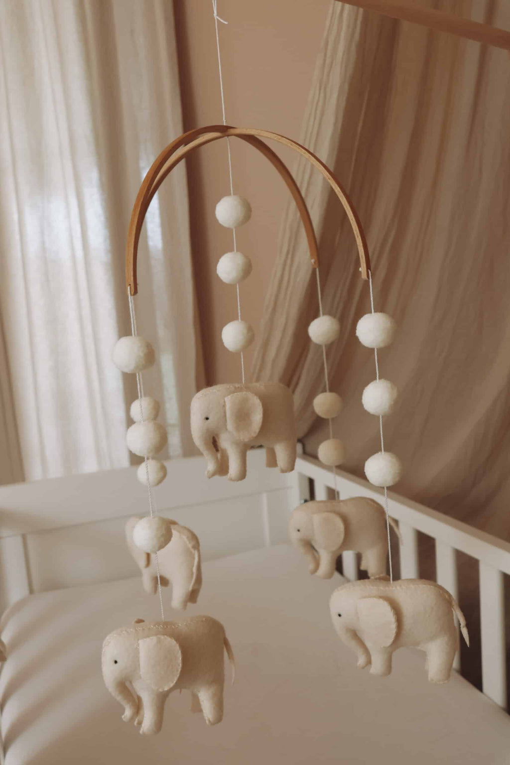 Handgemachtes Elefanten Baby-Mobile