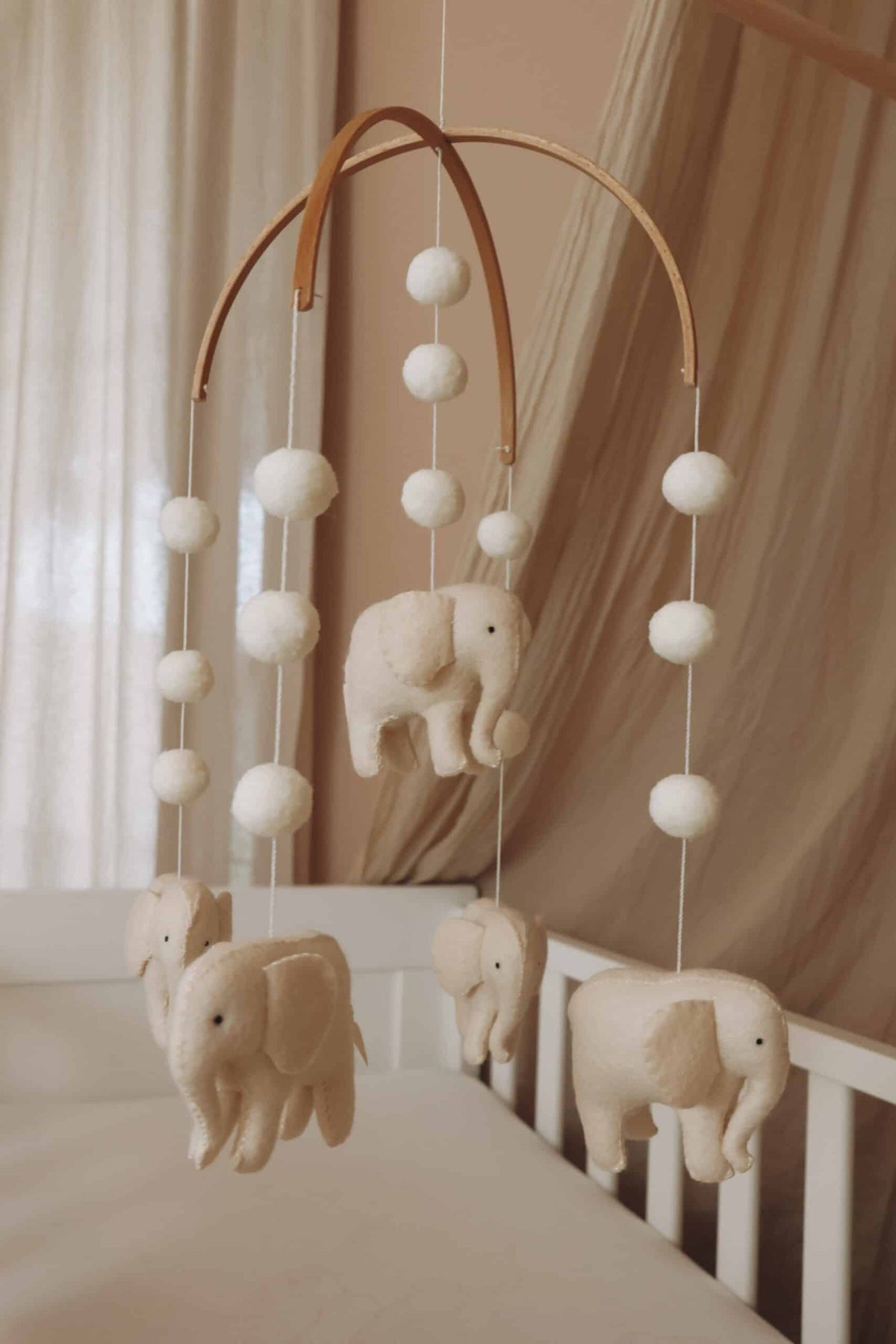 Handgemachtes Elefanten Baby-Mobile