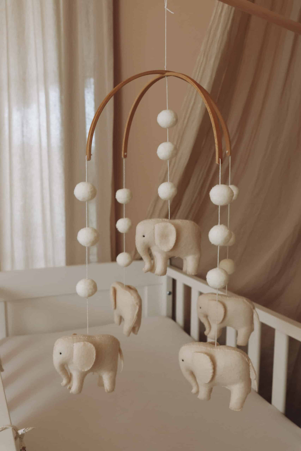 Handgemachtes Elefanten Baby-Mobile