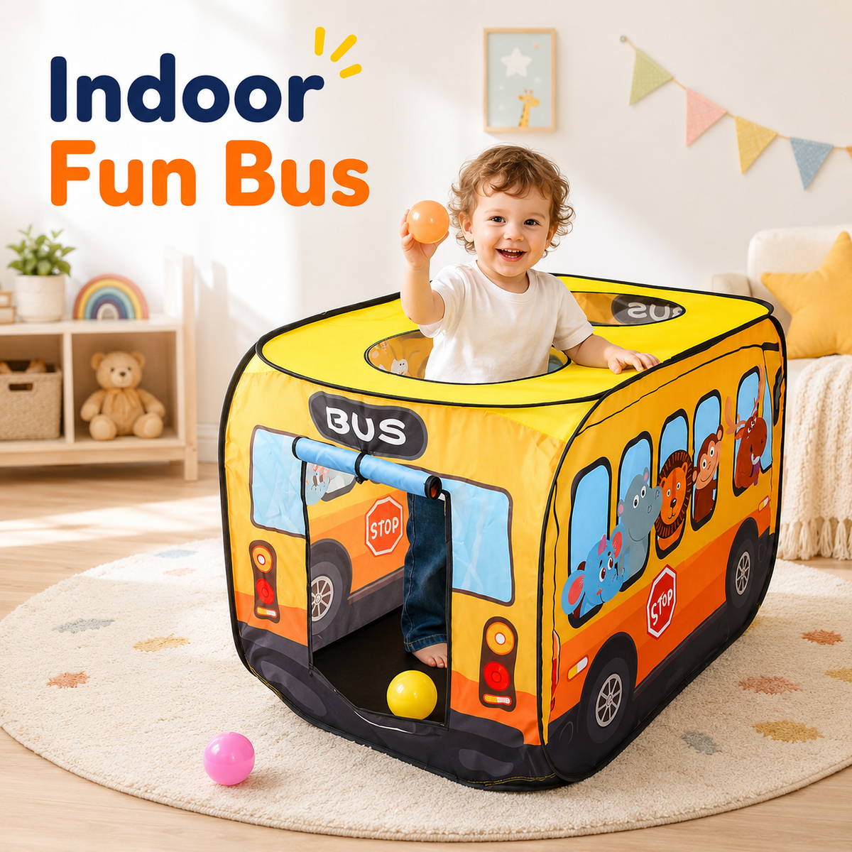 Play Tent Pop Up "Bus"