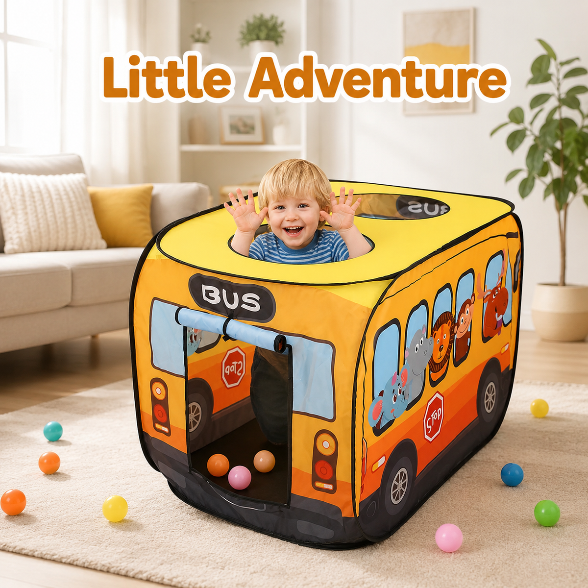 Play Tent Pop Up "Bus"