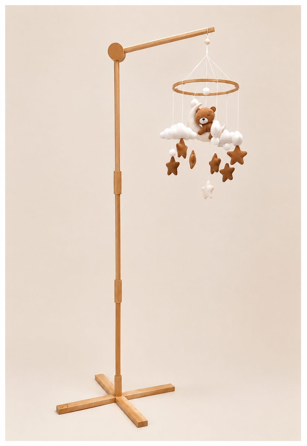 Handmade Autumn Teddy babymobile