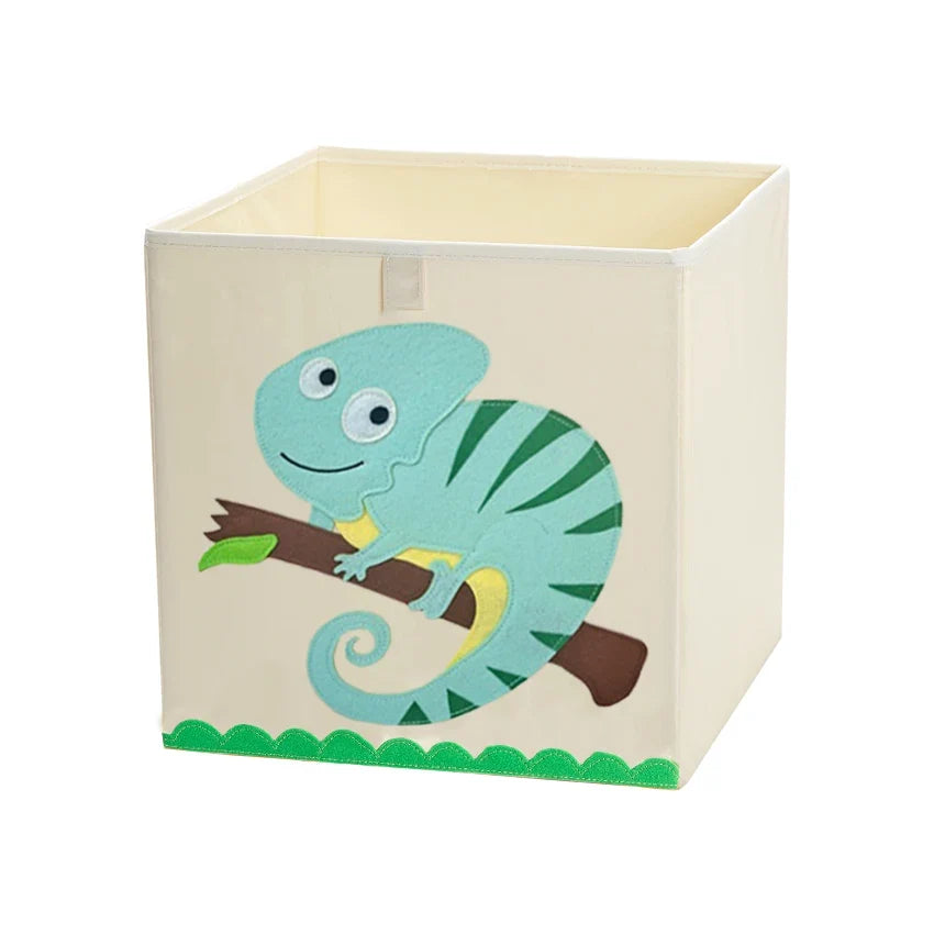 Squared Foldable Storage Box with Animals