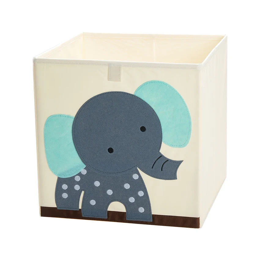 Squared Foldable Storage Box with Animals