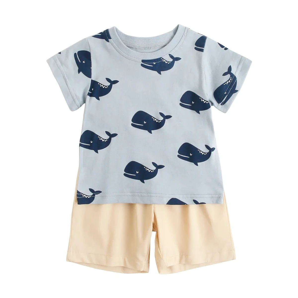 2pcs set t-shirt and shorts