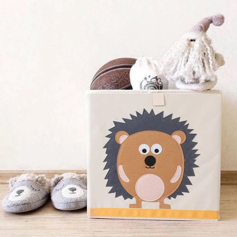 Squared Foldable Storage Box with Animals
