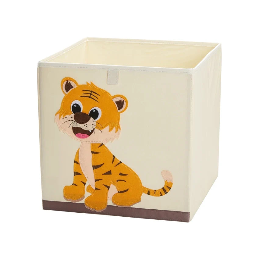 Squared Foldable Storage Box with Animals