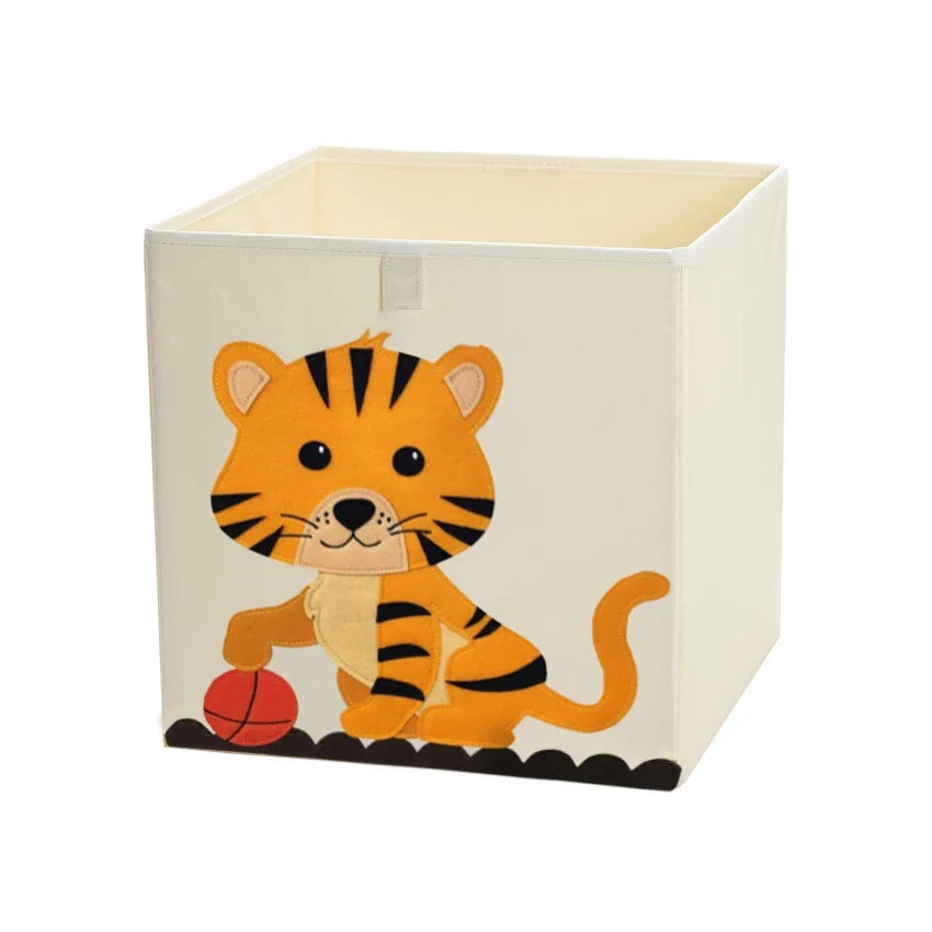 Squared Foldable Storage Box with Animals