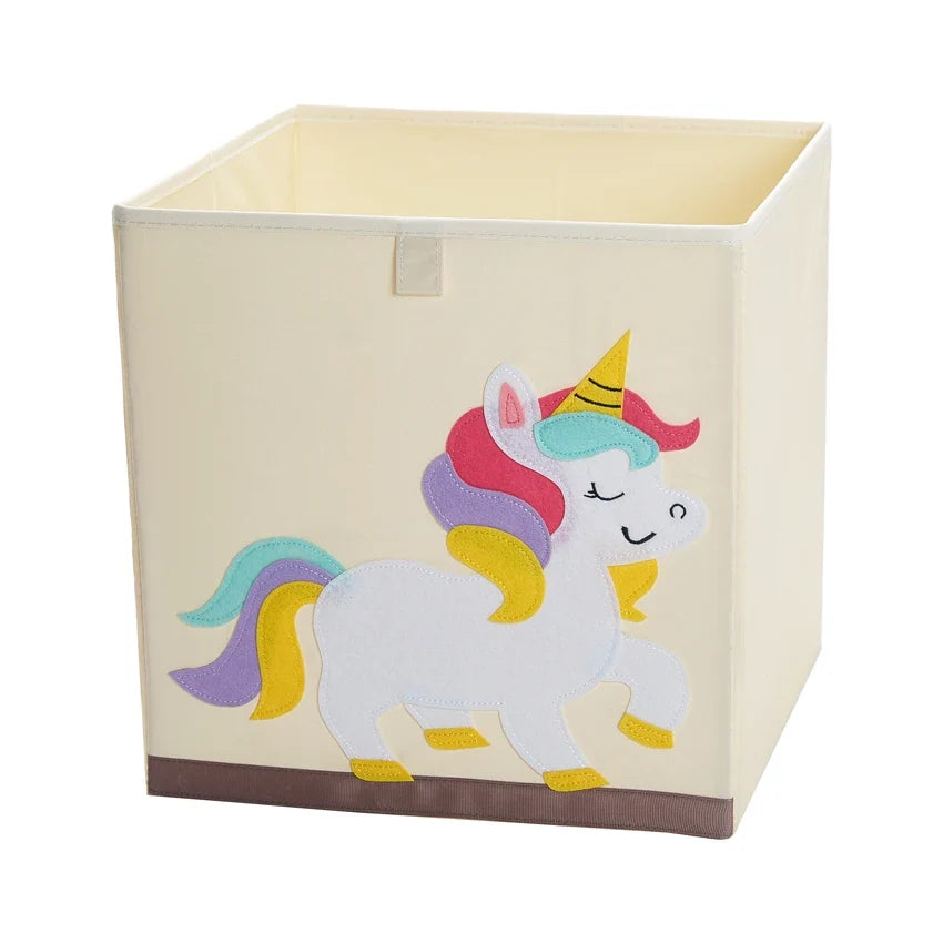 Squared Foldable Storage Box with Animals