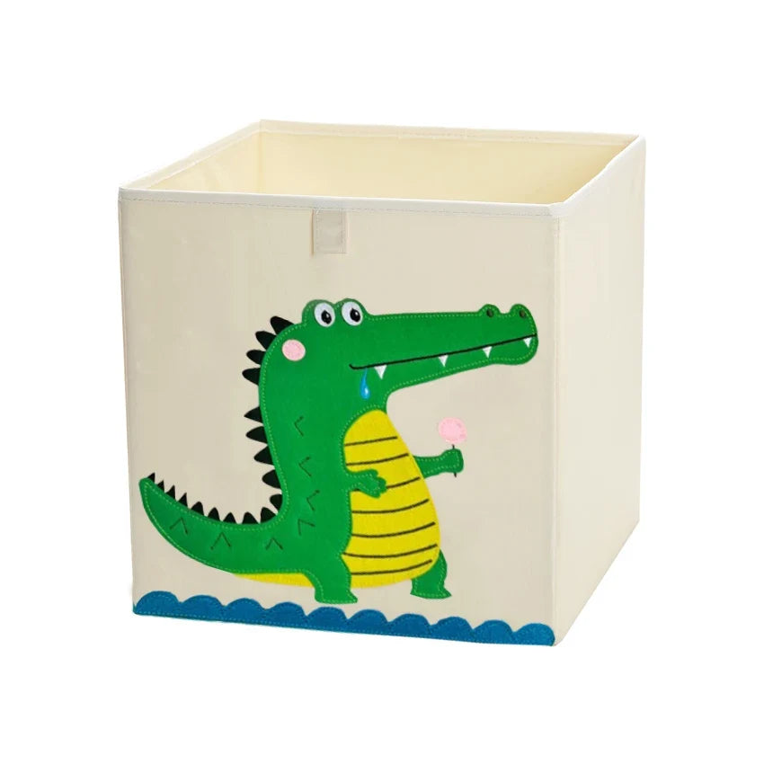 Squared Foldable Storage Box with Animals