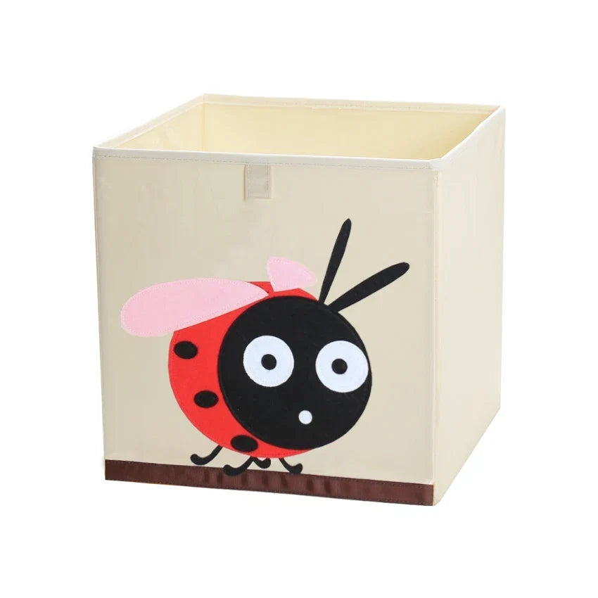 Squared Foldable Storage Box with Animals