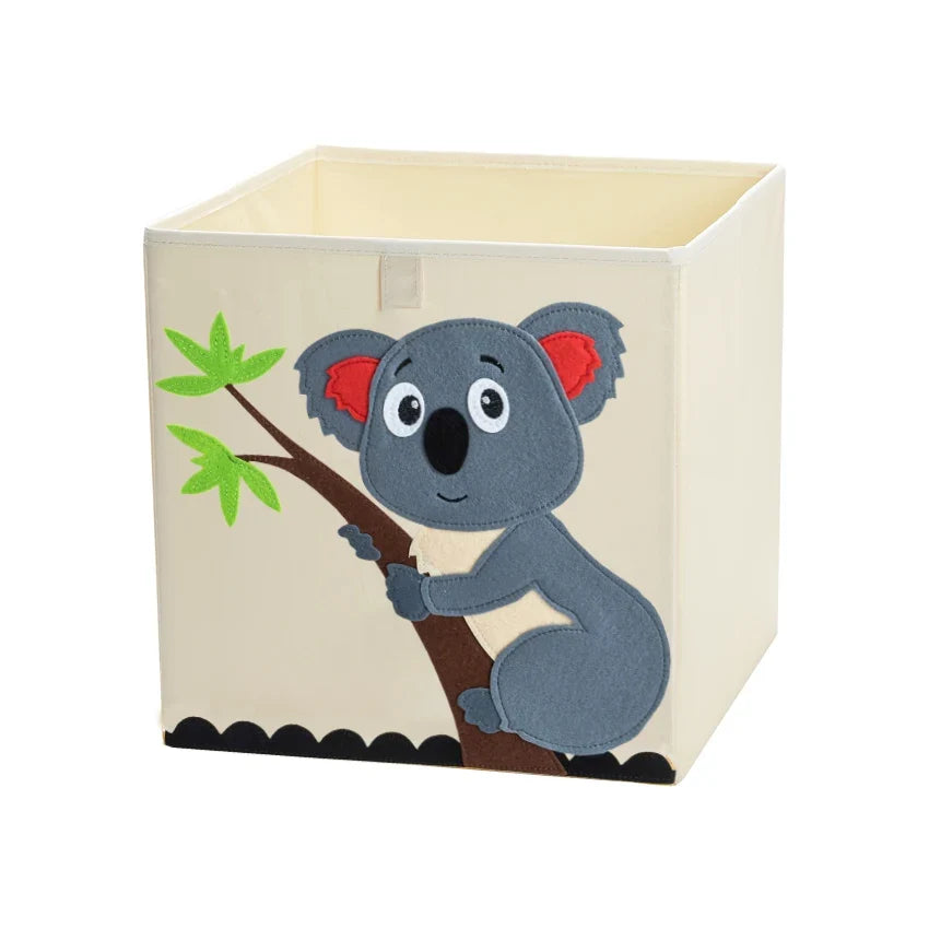 Squared Foldable Storage Box with Animals