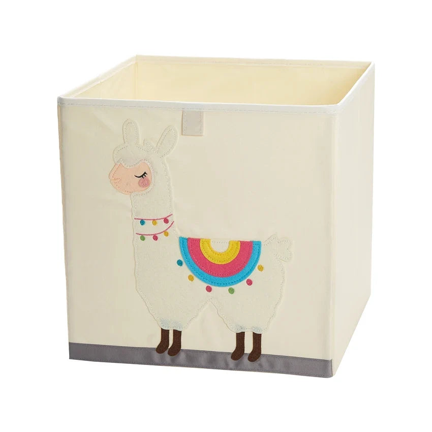 Squared Foldable Storage Box with Animals