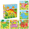 6-in-1-Puzzle Holzwürfel