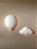 Weißen Ballon und kleine Wolke einstellen