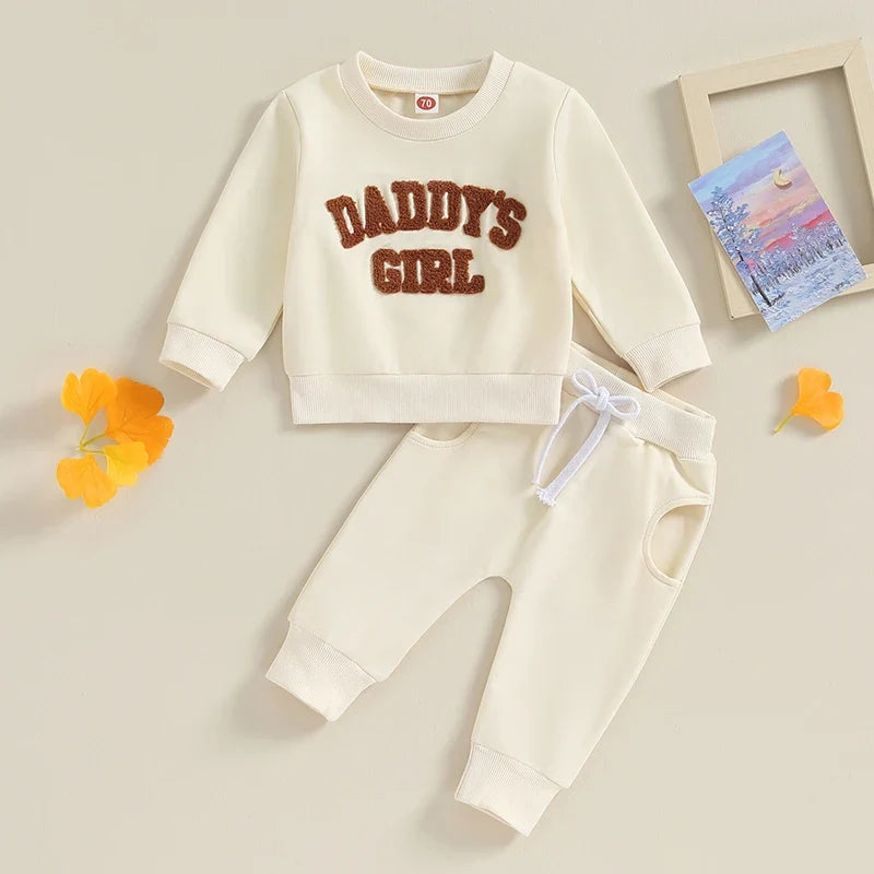 Pants and Sweatshirt Set "Daddy's Girl"