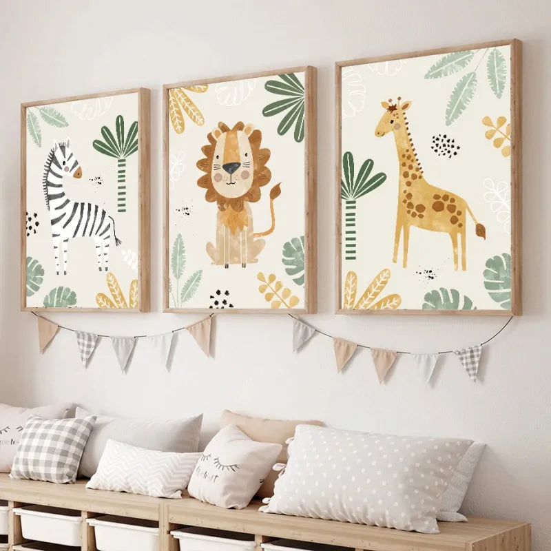 Decorative Picture "Jungle Animals"