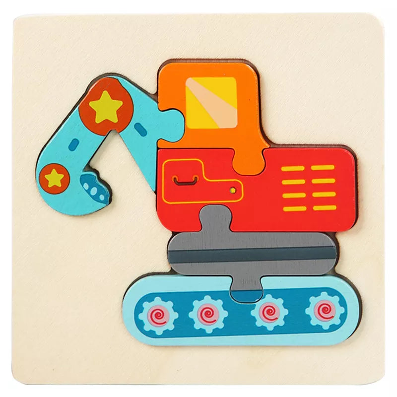 Wooden Toy Tangram