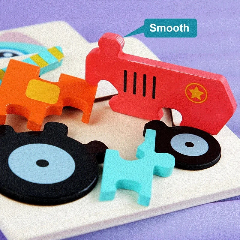 Wooden Toy Tangram