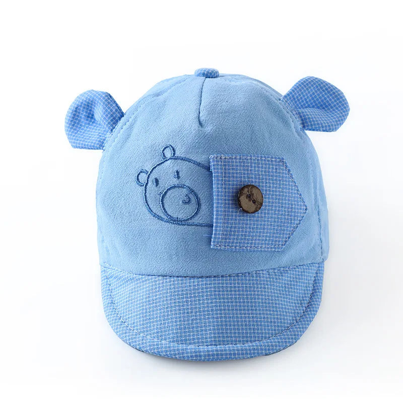 Summer cap with fun animals