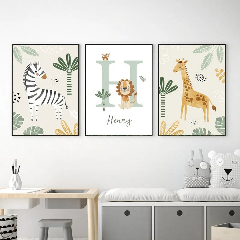 Decorative Picture "Jungle Animals"