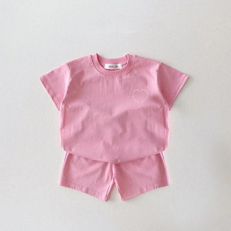 Set T-shirts and Pants Love Me More