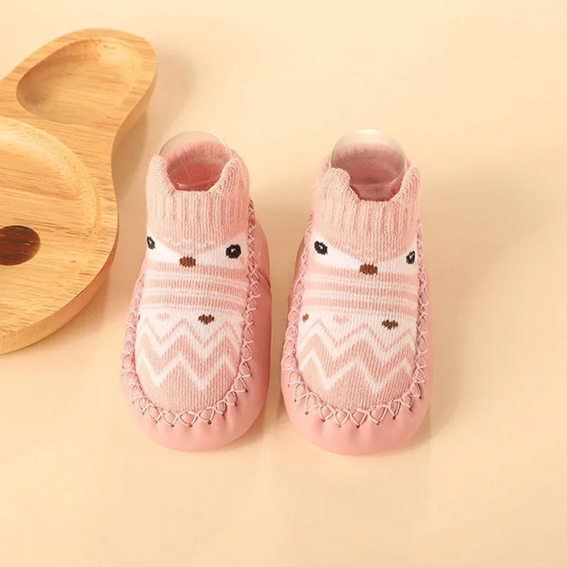 Baby & Toddler Non-Slip Socks with Cork Grip – Safe First Steps