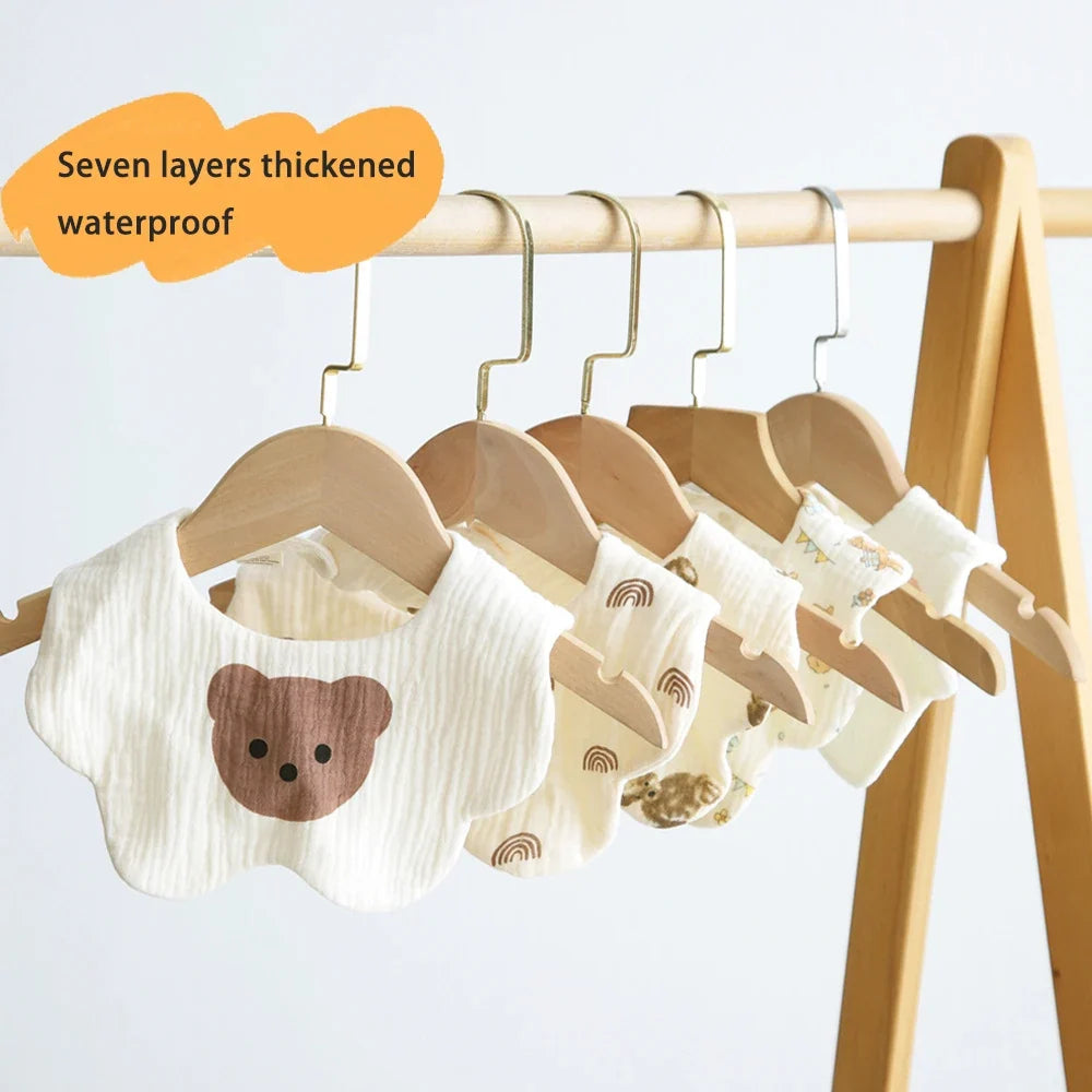 Mehrlagiger wasserdichter Baby-Lätzchen