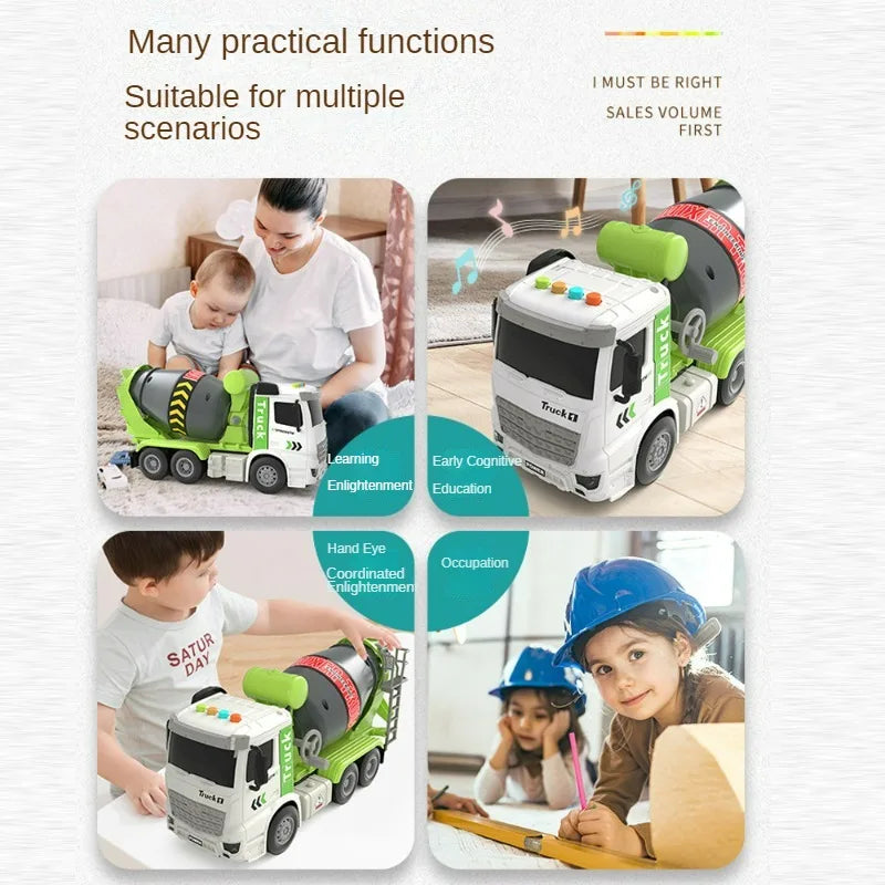 Electric Concrete Mixer Toy with Balls