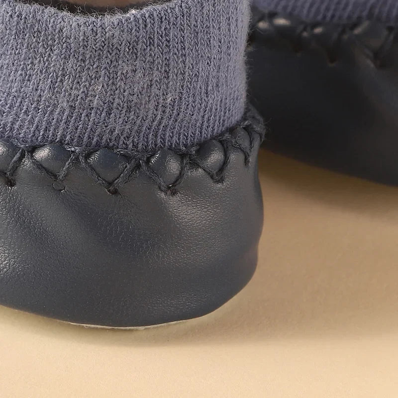Baby & Toddler Non-Slip Socks with Cork Grip – Safe First Steps