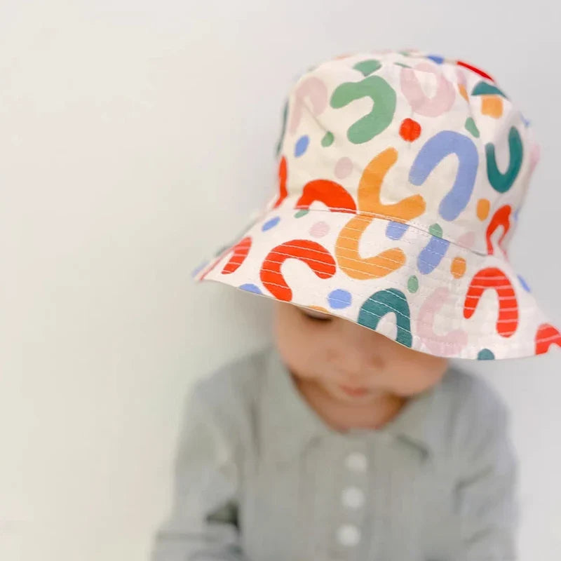 Embroidered Double Sided Baby Bucket Hat