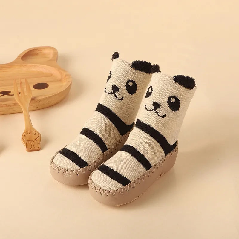 Baby & Toddler Non-Slip Socks with Cork Grip – Safe First Steps