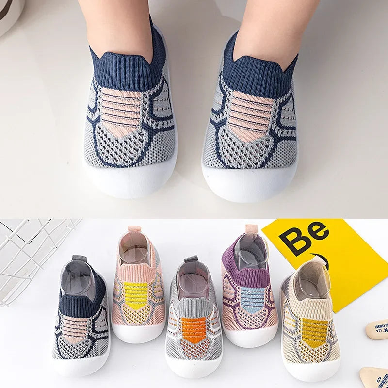 Baby Grip Sneaker-Socks (Non-Slip)