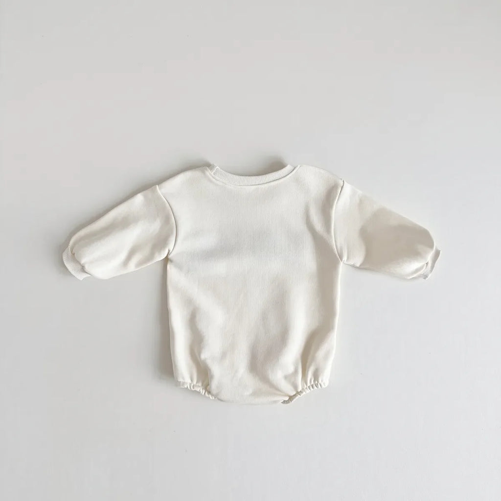 Sweatshirt with Romper Closure "Love"