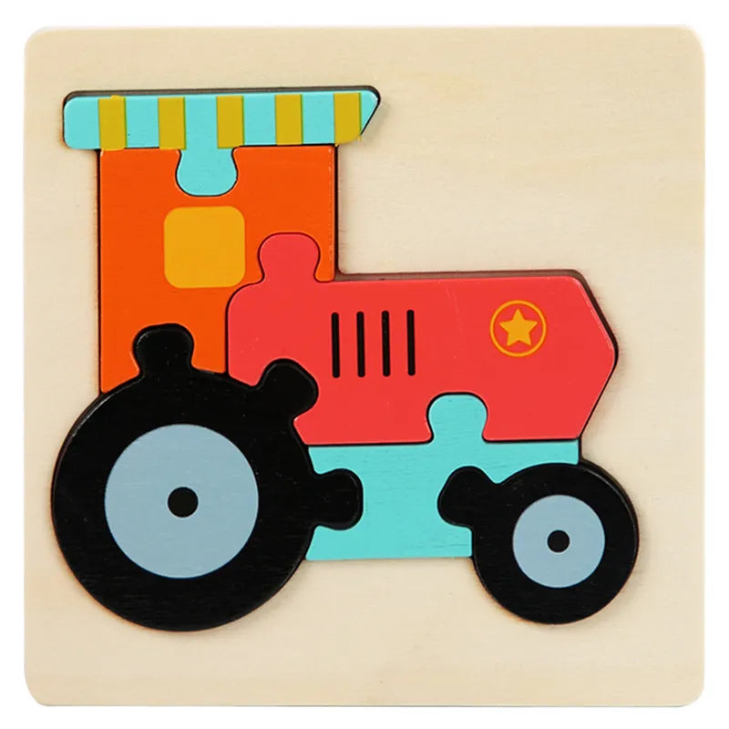 Wooden Toy Tangram
