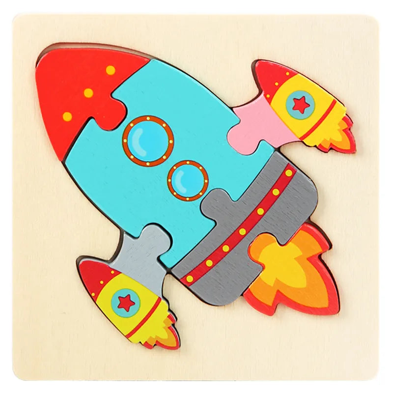 Wooden Toy Tangram