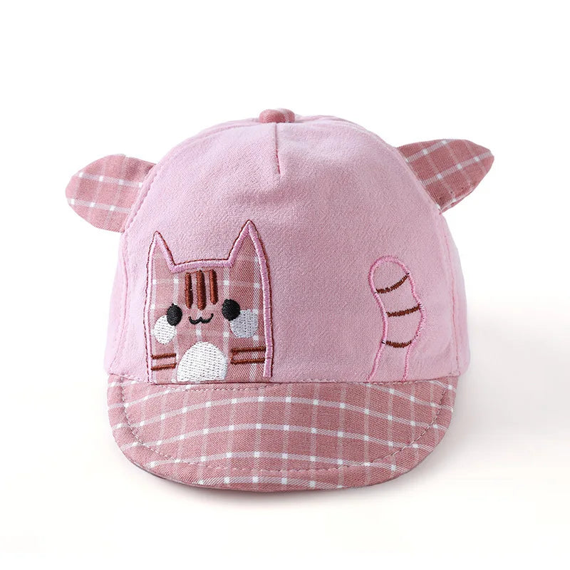 Summer cap with fun animals