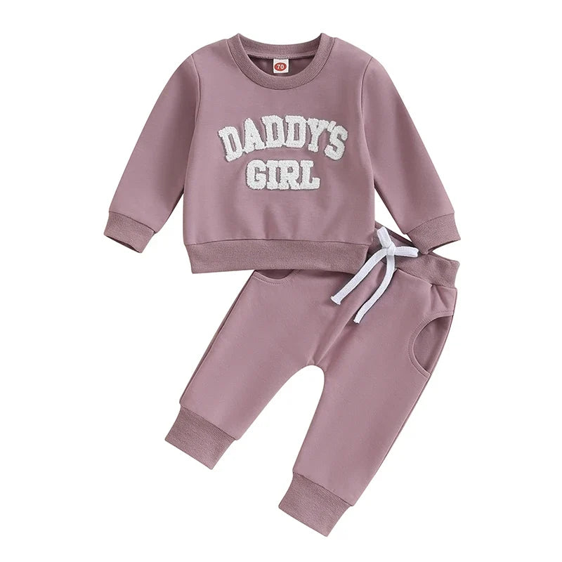 Pants and Sweatshirt Set "Daddy's Girl"