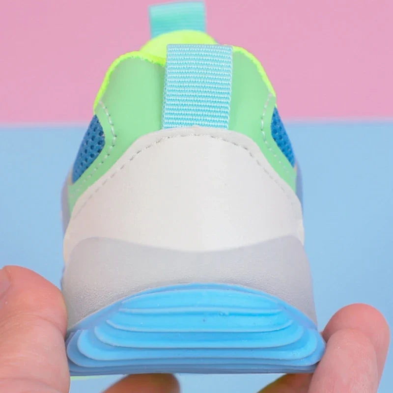 Breathable Running Shoes with LED