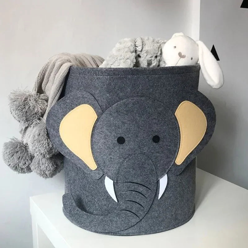 Storage Bin with Animals