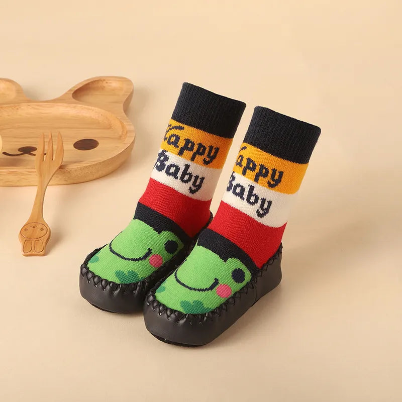 Baby & Toddler Non-Slip Socks with Cork Grip – Safe First Steps