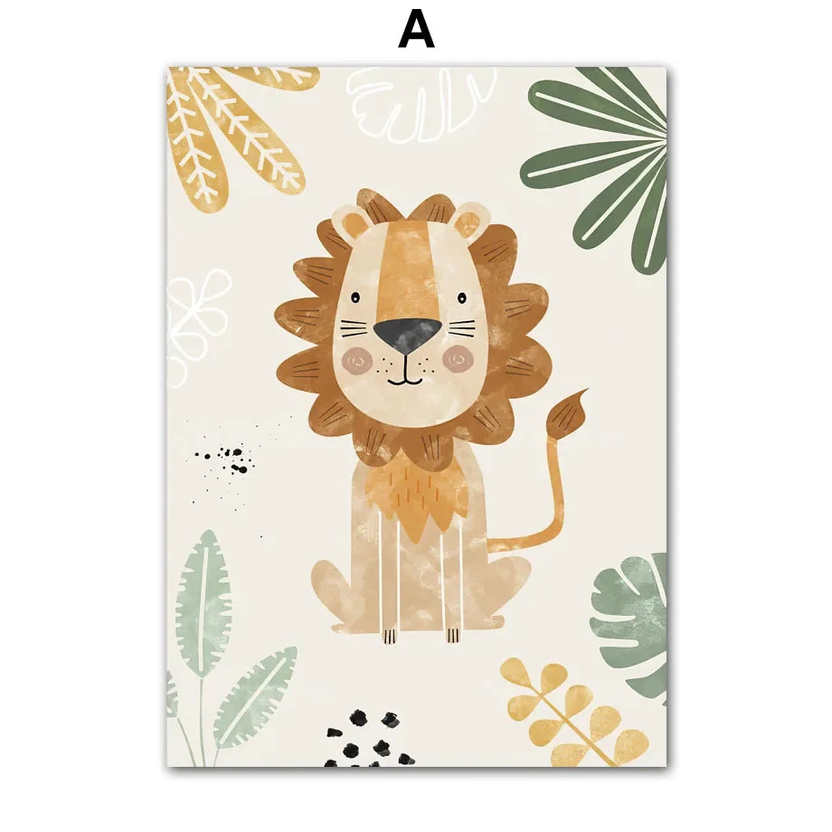 Decorative Picture "Jungle Animals"