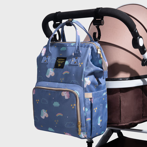 Fischförmige Wickeltasche Einhorn-Rucksack