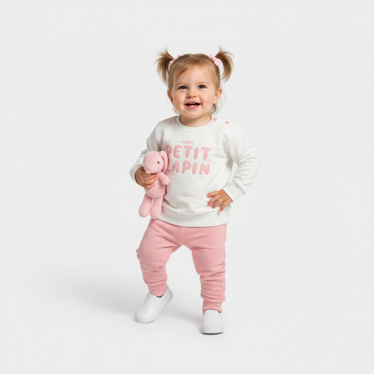 Petit Lapin Baumwoll-Jogger-Set Unisex