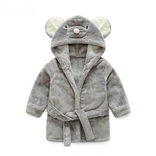 Pajamas Baby Animal Plush Bathrobe Baby pc 1 boy girl soft velvet robe